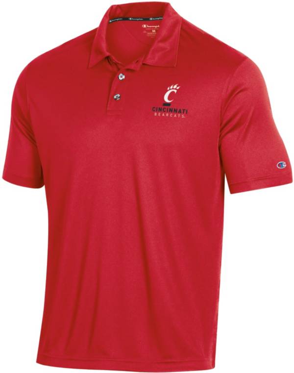 Champion Men's Cincinnati Bearcats Red Performance Polo