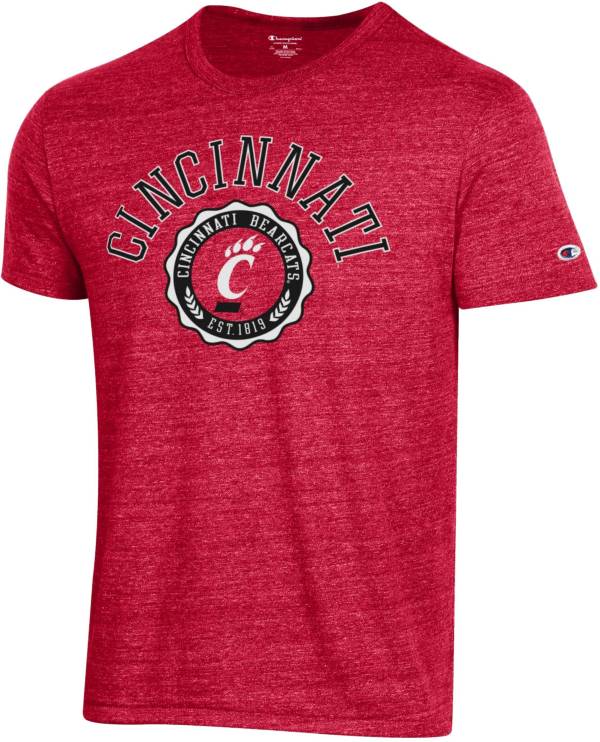 Champion Men's Cincinnati Bearcats Red Tri-Blend T-Shirt