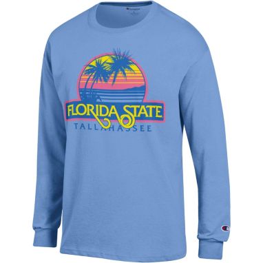 sorry, Champion Men's Florida State Seminoles Blue ‘Beach Collection' Long Sleeve T-Shirt is currently out of stock