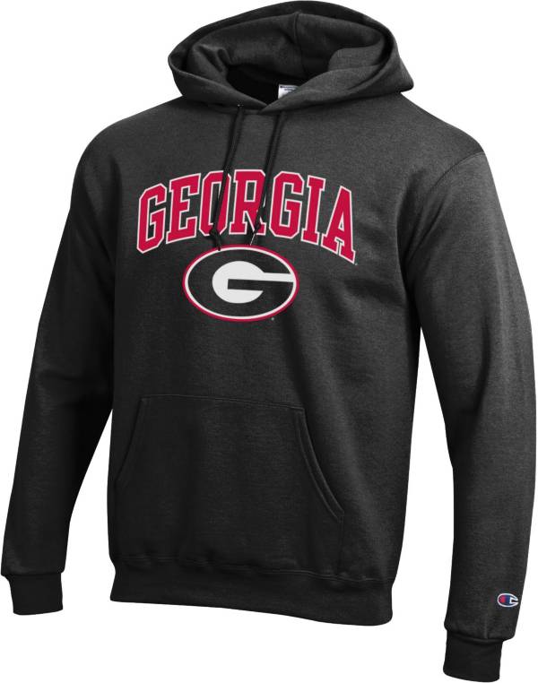 Champion Men's Georgia Bulldogs Black Pullover Hoodie