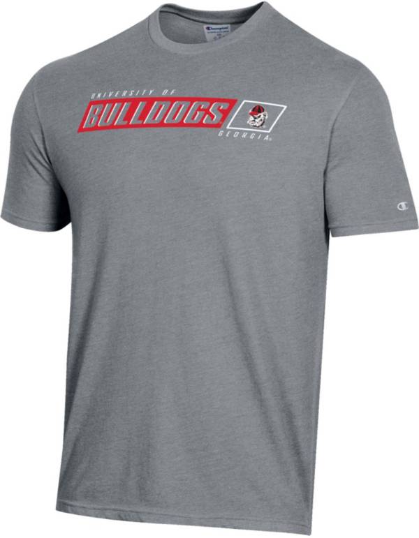 Champion Men's Georgia Bulldogs Grey T-Shirt