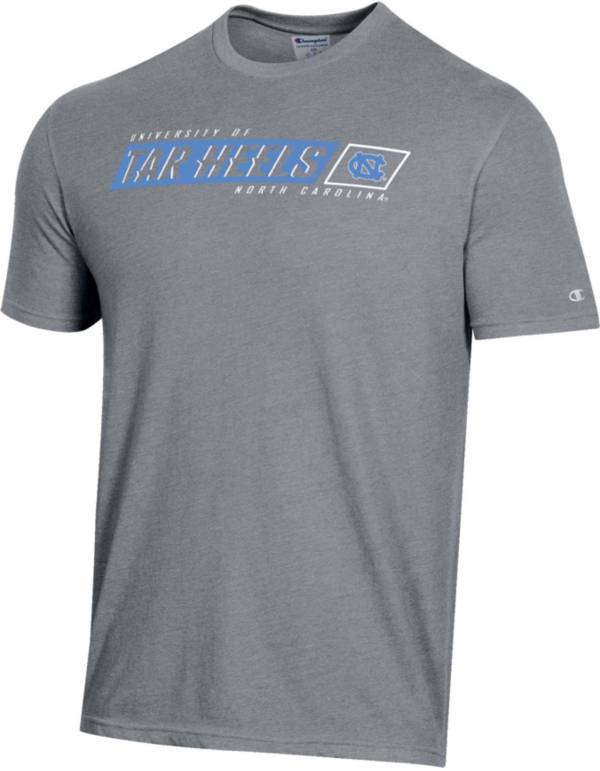 Champion Men's North Carolina Tar Heels Grey T-Shirt