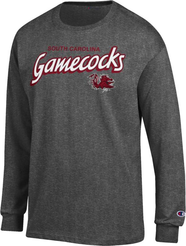 Champion Men's South Carolina Gamecocks Grey Jersey Long Sleeve T-Shirt product image