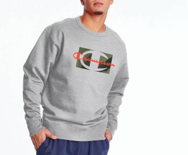 Champion Men's Powerblend Graphic Crewneck Sweatshirt