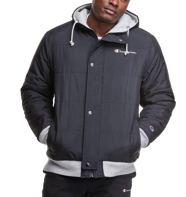 Champion Men's Reversible Powerblend Puffer Jacket