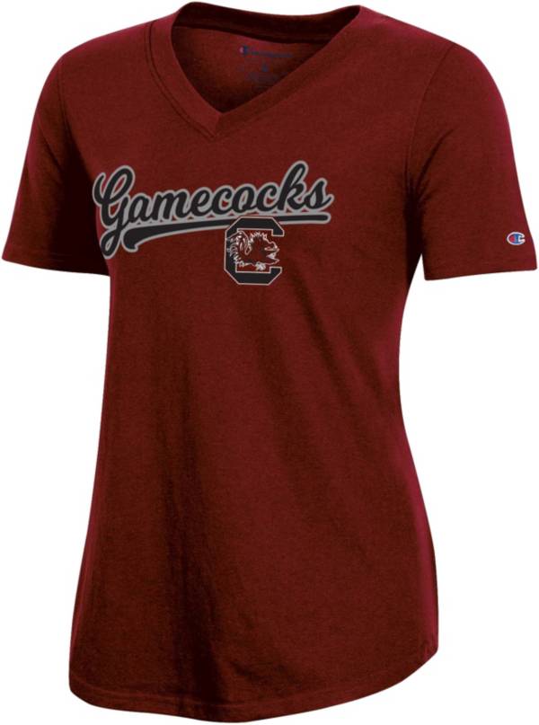 Champion Women's South Carolina Gamecocks Garnet V-Neck T-Shirt