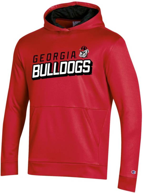 Champion Youth Georgia Bulldogs Red Pullover Hoodie