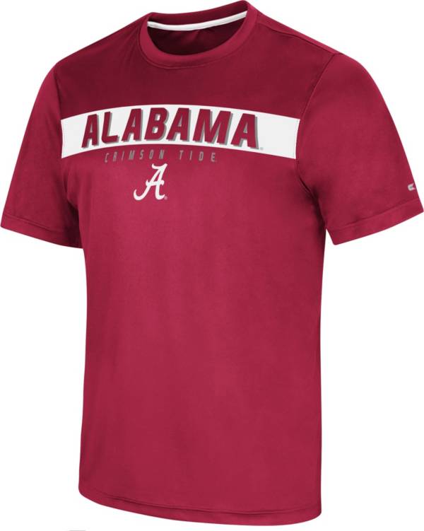 Colosseum Men's Alabama Crimson Tide Crimson Mosbius T-Shirt