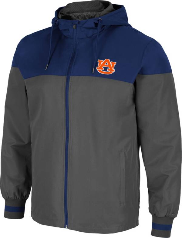 Colosseum Men's Auburn Tigers Grey Game Night Full-Zip Jacket product image