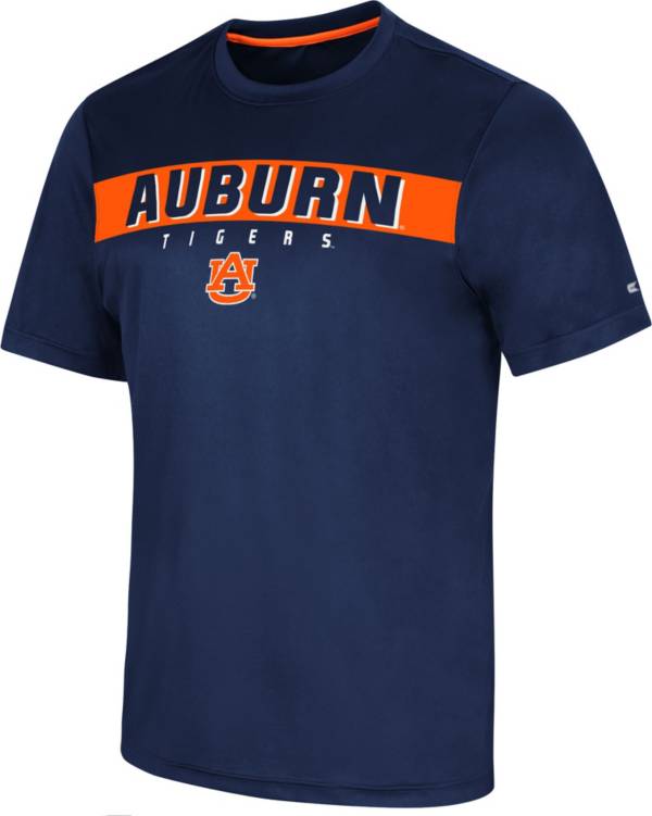 Colosseum Men's Auburn Tigers Blue Mosbius T-Shirt