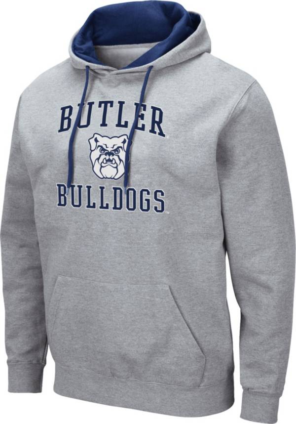 Colosseum Men's Butler Bulldogs Grey Pullover Hoodie