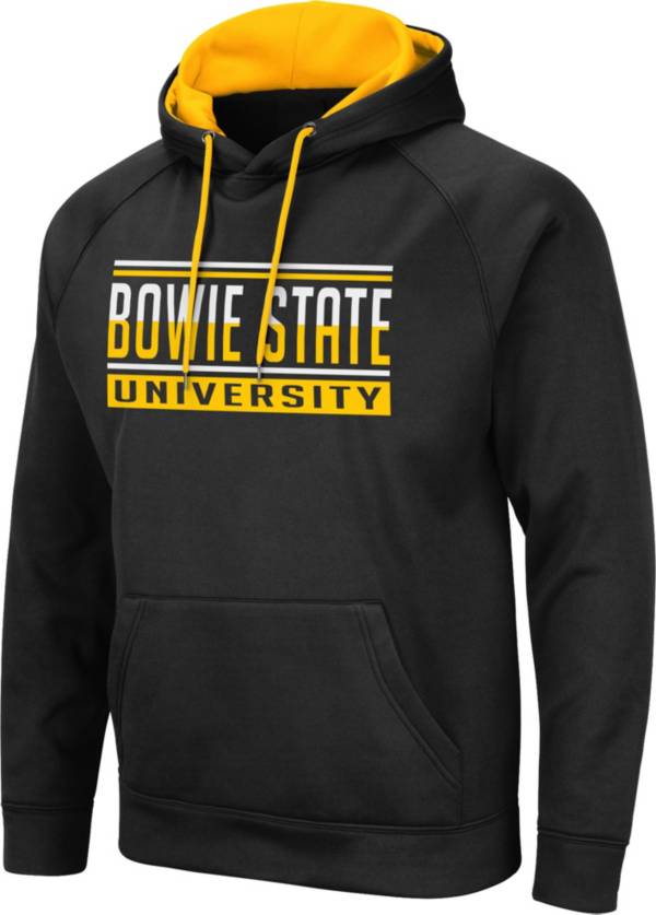 Colosseum Men's Bowie State Bulldogs Black Pullover Hoodie