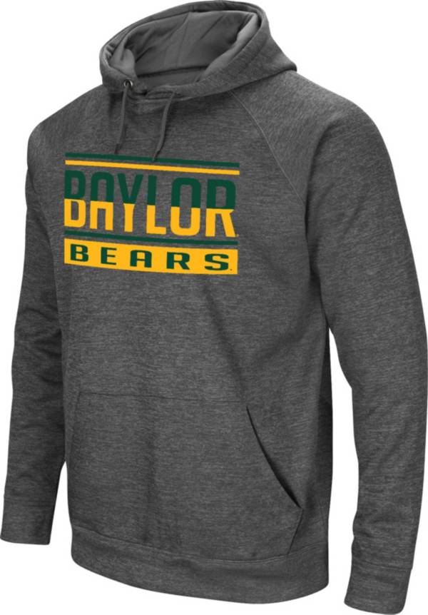 Colosseum Men's Baylor Bears Grey Pullover Hoodie