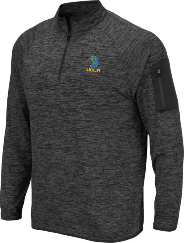 Colosseum Men's UCLA Bruins Grey Quarter-Zip Pullover Shirt