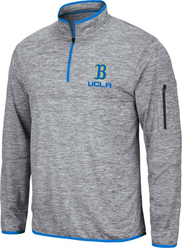 Colosseum Men's UCLA Bruins Grey Quarter-Zip Pullover Shirt