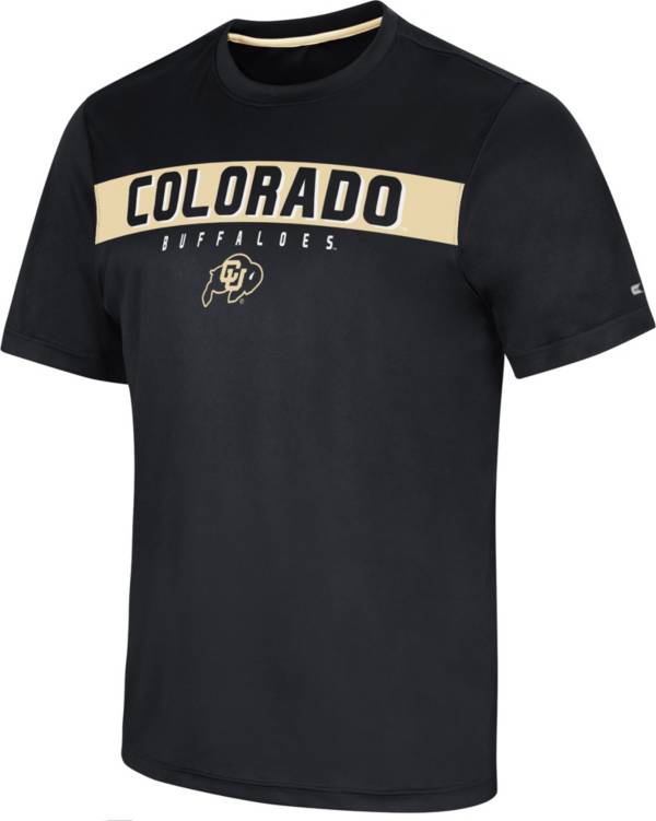 Colosseum Men's Colorado Buffaloes Black Mosbius T-Shirt