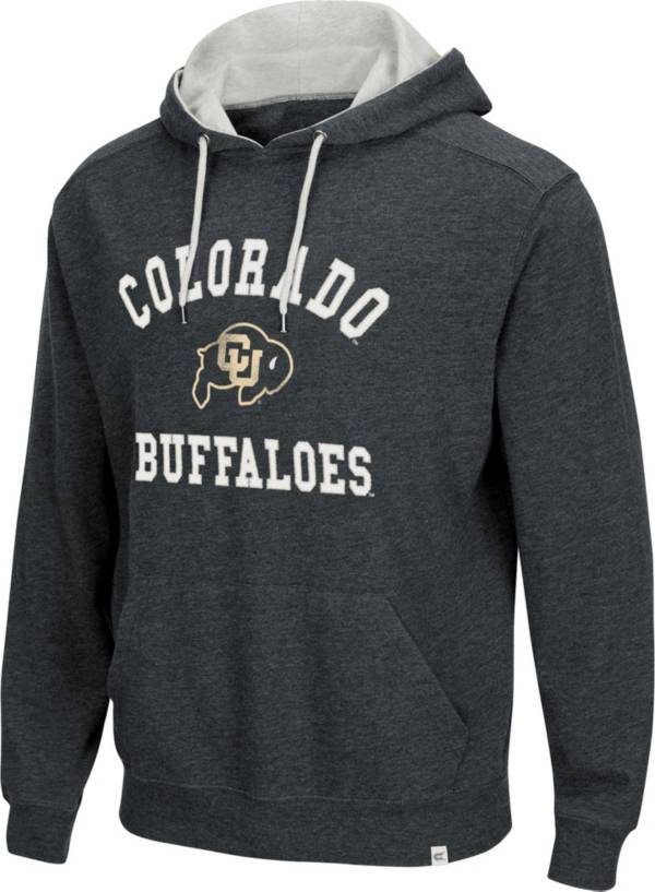 Colosseum Men's Colorado Buffaloes Black Pullover Hoodie