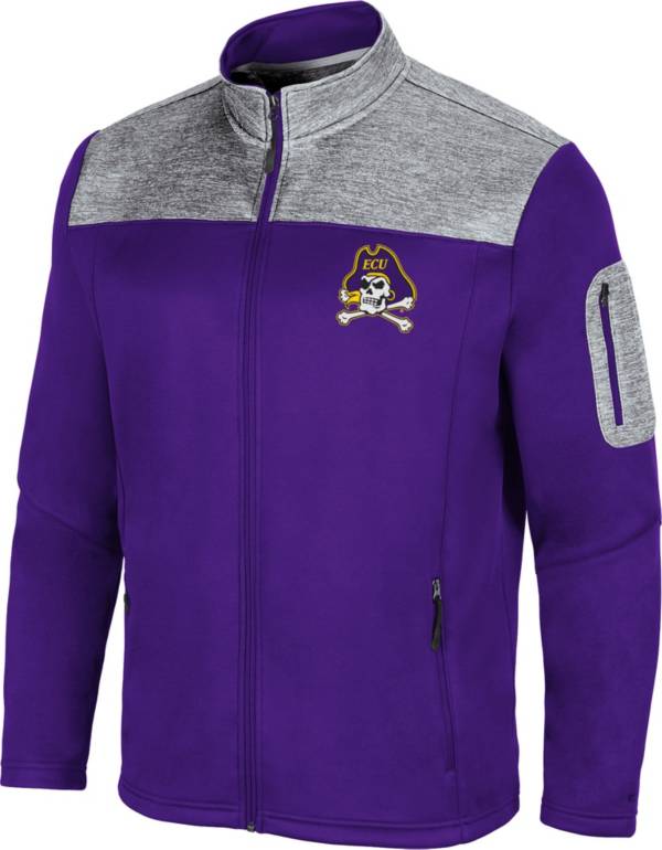 Colosseum Men's East Carolina Pirates Purple Third Wheel Full-Zip Jacket product image