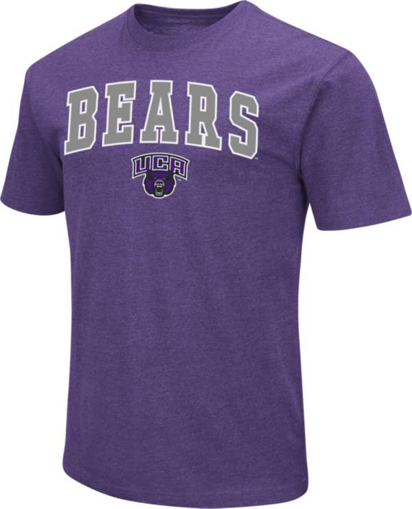 Colosseum Men's Central Arkansas Bears Purple Dual Blend T-Shirt