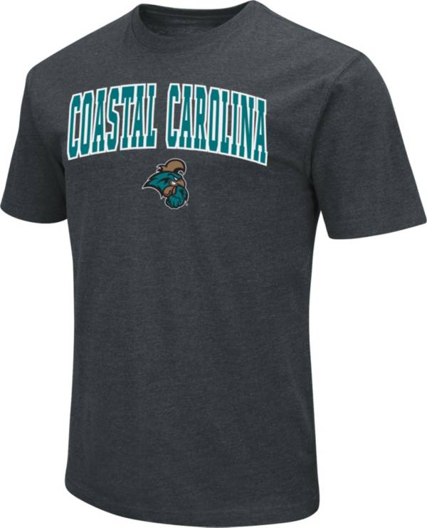 Colosseum Men's Coastal Carolina Chanticleers Black Dual Blend T-Shirt