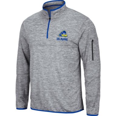 sorry, Colosseum Men's Delaware Fightin' Blue Hens Grey Quarter-Zip Pullover Shirt is currently out of stock