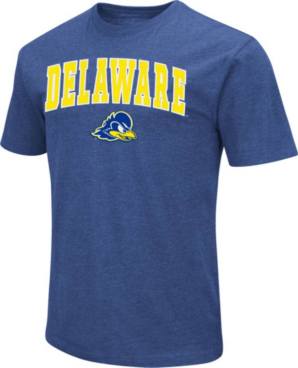 Colosseum Men's Delaware Fightin' Blue Hens Blue Dual Blend T-Shirt