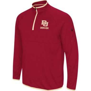 sorry, Colosseum Men's Denver Pioneers Crimson Rival Quarter-Zip Pullover Shirt is currently out of stock