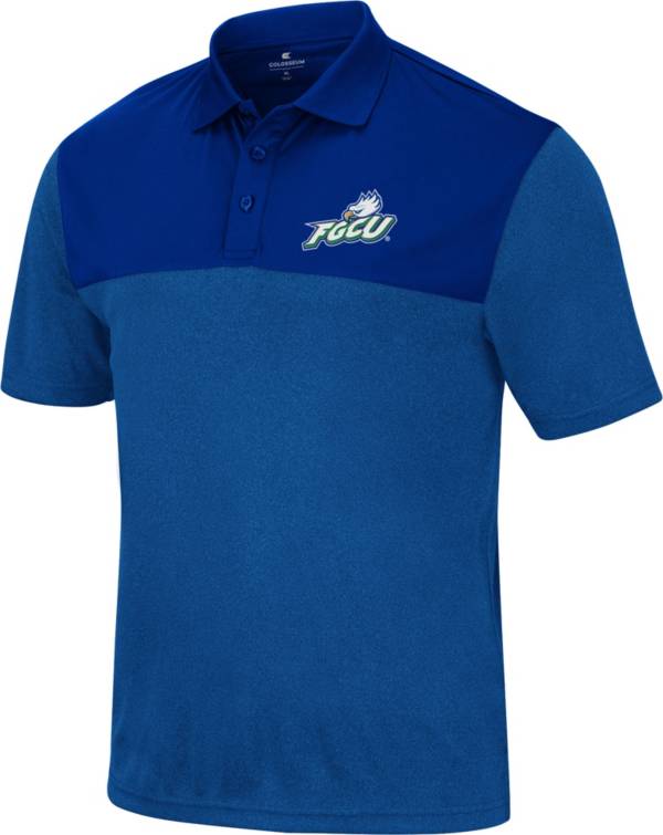 Colosseum Men's Florida Gulf Coast Eagles Colbalt Blue Polo