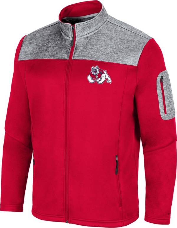 Colosseum Men's Fresno State Bulldogs Cardinal Third Wheel Full-Zip Jacket