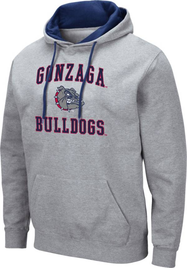 Colosseum Men's Gonzaga Bulldogs Grey Pullover Hoodie