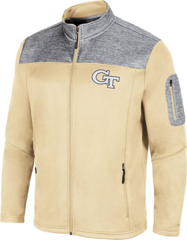 Colosseum Men's Georgia Tech Yellow Jackets Gold Third Wheel Full-Zip Jacket product image
