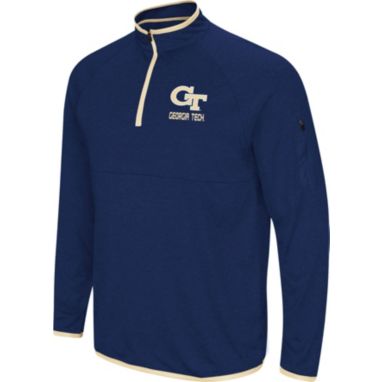 sorry, Colosseum Men's Georgia Tech Yellow Jackets Navy Rival Quarter-Zip Pullover Shirt is currently out of stock