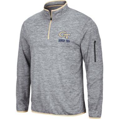 sorry, Colosseum Men's Georgia Tech Yellow Jackets Grey Quarter-Zip Pullover Shirt is currently out of stock