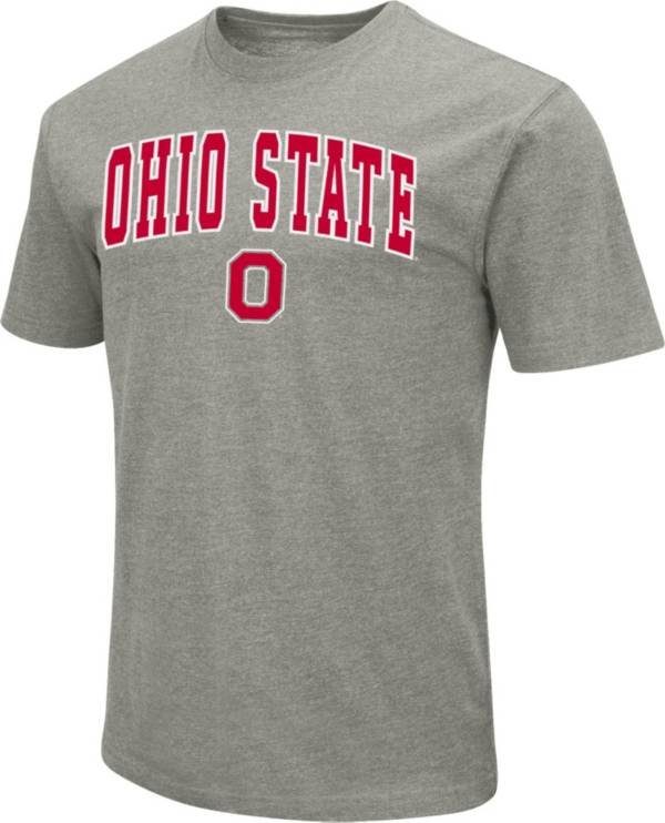 Colosseum Men's Ohio State Buckeyes Grey Dual Blend T-Shirt | Dick's ...