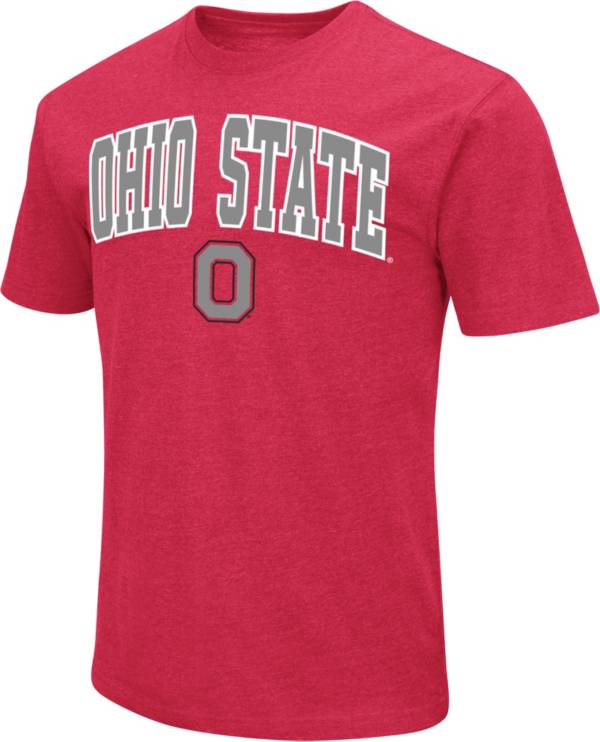 Colosseum Men's Ohio State Buckeyes Scarlet Dual Blend T-Shirt product image