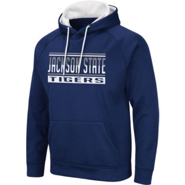 sorry, Colosseum Men's Jackson State Tigers Navy Blue Pullover Hoodie is currently out of stock
