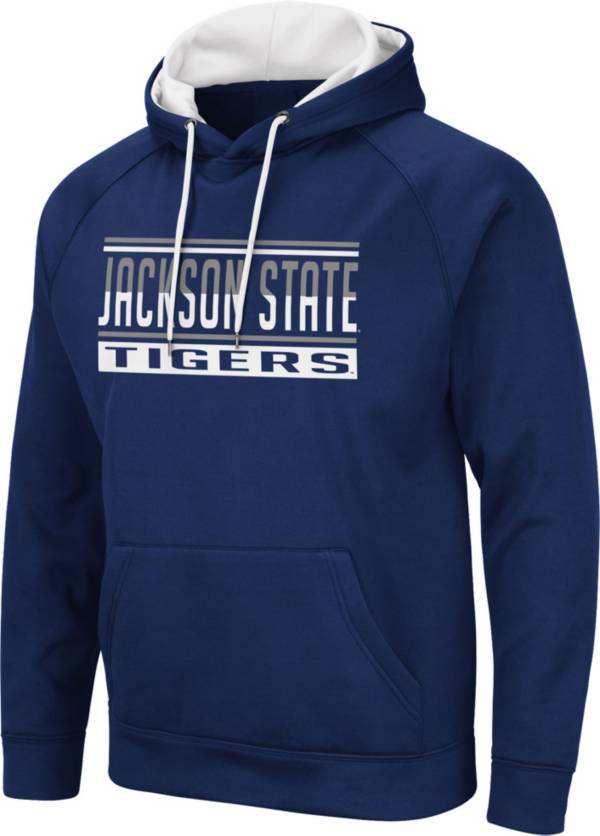 Colosseum Men's Jackson State Tigers Navy Blue Pullover Hoodie