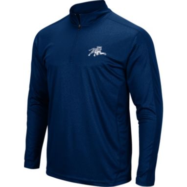 sorry, Colosseum Men's Jackson State Tigers Navy Quarter-Zip Pullover Shirt is currently out of stock