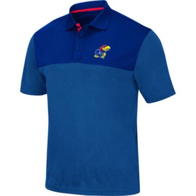 sorry, Colosseum Men's Kansas Jayhawks Blue Links Polo is currently out of stock