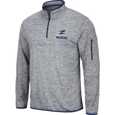 sorry, Colosseum Men's Akron Zips Grey Quarter-Zip Pullover Shirt is currently out of stock