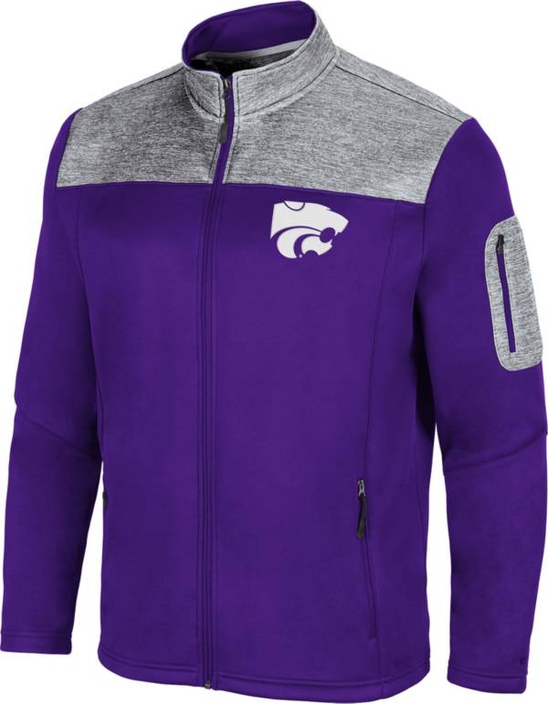 Colosseum Men's Kansas State Wildcats Purple Third Wheel Full-Zip Jacket product image