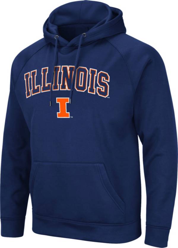 Colosseum Men's Illinois Fighting Illini Blue Pullover Hoodie