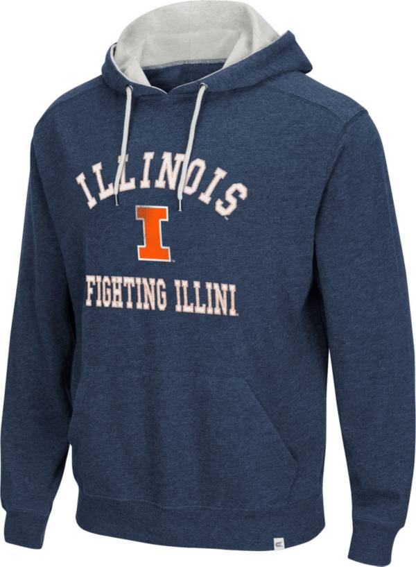 Colosseum Men's Illinois Fighting Illini Blue Pullover Hoodie