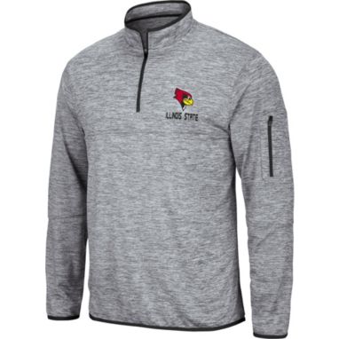 sorry, Colosseum Men's Illinois State Redbirds Grey Quarter-Zip Pullover Shirt is currently out of stock