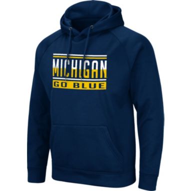 sorry, Colosseum Men's Michigan Wolverines Blue Pullover Hoodie is currently out of stock