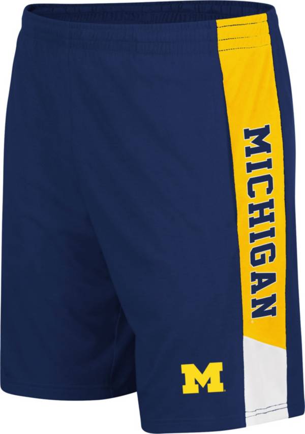 Colosseum Men's Michigan Wolverines Blue Wonkavision Shorts