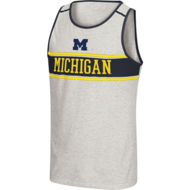 sorry, Colosseum Men's Michigan Wolverines White Skateboard Tank Top is currently out of stock