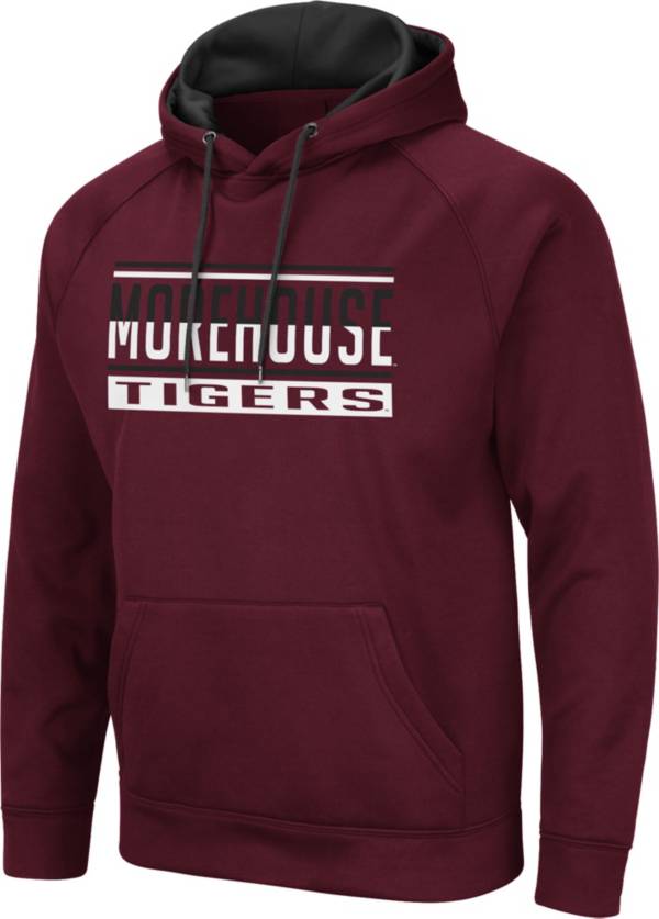 Colosseum Men's Morehouse College Maroon Tigers Maroon Pullover Hoodie