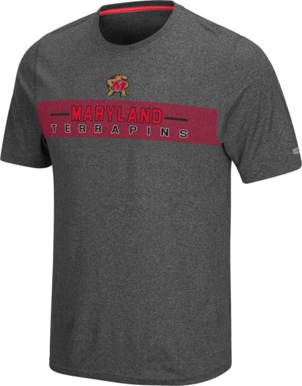 Colosseum Men's Maryland Terrapins Grey Marty T-Shirt