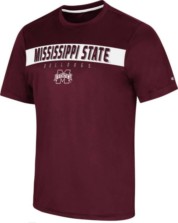 Colosseum Men's Mississippi State Bulldogs Maroon Mosbius T-Shirt